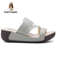 *Hush Puppies_รองเท้าผู้หญิง รุ่น Dorri 3  Slide HP IWSFZN01F - สีน้ำตาล รองเท้าแตะหนังแท้ รองเท้าแบบสวม จากคอลเล็คชัน The Body Shoes Pevita Super  Women Sandals-Bean paste