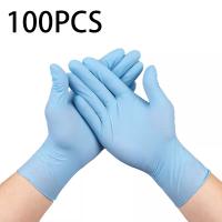 【cw】 Pack Household Nitrile Gloves Disposable Vinyl Kitchen/Gardening/Pet Care/Car Repair