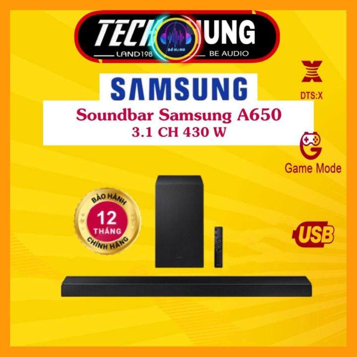 [Trả Góp 0] Loa Thanh Soundbar SAMSUNG HW A650 và B650 /XV (2021