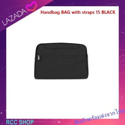 Handbag BAG with straps 15 BLACK กระเป๋าแล็ปท็อป สำหรับ แล็ปท็อป / แท็บเล็ต / โน้ตบุ๊ก