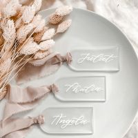 Frosted Acrylic Wedding Place Card Arch Name Tag Blank Name Plate Seating Chart Sign DIY Table Setting Mark Place Banquet Party