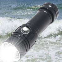 The Brightest Flashlight 6000LM XM-L2 Diving Flashlight 100M 4-Mode Underwater Tactical Torch Lights Waterproof LED Dive Light 18650