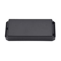 20PCS Oblique Angle 4 Hole Sealed Electric Bass Pickup Cover Solid ABS Pickup Cover 104.5*39.3*23.6mm Black