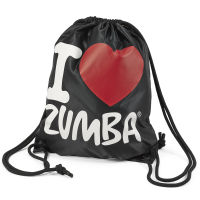 I Love Zumba Drawstring Backpack  (กระเป๋าฟิตเนสออกกำลังกายซุมบ้า)