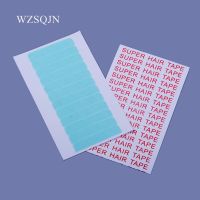 1แผ่น12ชิ้น4ซม. * 0.8ซม. เทปสองด้านเทปกาวติดผมซุปเปอร์สำหรับ Remy เส้นผมมนุษย์เครื่องมือสำหรับต่อผม