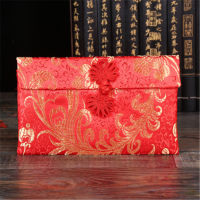2022 红包 Chinese New Year Angpao Red Envelopes Cloth Art Brocade Red Packet Money Packets Spring Festival With Chinese Knot Ang Pow Hong Bao Ang Bao CNY Decoraion 2022 Wedding and Birthday Angpao