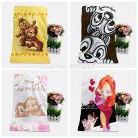 Cute Chip &amp; Dale ผ้าเช็ดตัวเด็กเด็กเด็กดูดซับอะนิเมะว่ายน้ำผ้าเช็ดหน้าชายหาด Face Custom Meaty Washcloth