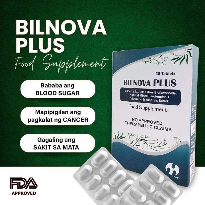 Bilnova Plus Dietary Supplement Improve Blood Circulation Reduce the