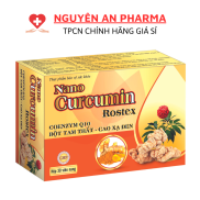 Viên tinh nghệ Nano Curcumin Rostex Tam Thất Xạ Đen giảm viêm loét dạ dày