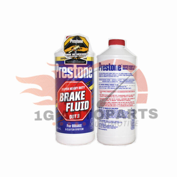 Prestone Brake Fluid DOT3 (900ml) Lazada PH