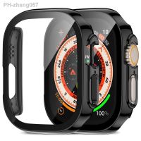 Waterproof Case for Apple Watch ultra 49mm Straight Edge Screen Protector Cover iWatch series 8 SE 7 6 5 4 45mm 41mm 44mm 40mm