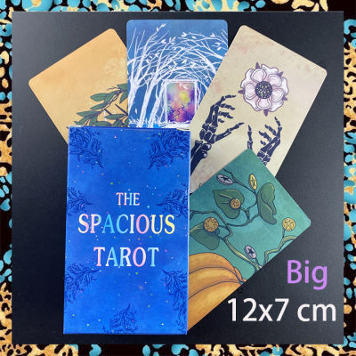 The Spacious สำรับไพ่ทาโรต์ที่กว้างขวาง | ขนาดใหญ่มาตรฐาน12x7ซม. | 78แผ่นไพ่ทาโรต์ | การ์ดทำนาย | เวอร์ชันภาษาอังกฤษ | ไพ่ยิปซี ไพ่ออราเคิล ไพ่ทาโรต์ ไพ่ยิบซี Tarot Card