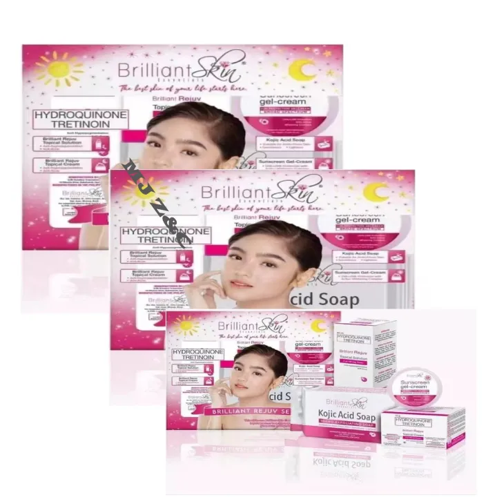 NEW BRILLIANT SKIN REJUVENATING SET HYDROQUINONE TRETINOIN Lazada PH