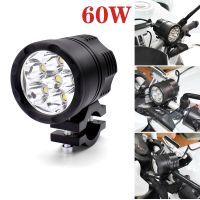 Ão สำหรับรถมอเตอร์ไซค์คาวาซากิ ZX636R นินจา400R Z400 ZX14R GTR1400ไฟ LED มอเตอร์ไซด์60W 9-48V ไฟหน้าเสริมขับขี่4000LM ไฟตัดหมอก DRL