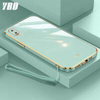 YBD เคสโทรศัพท์เดิมสำหรับ Vivo V11 Pro,ฝาครอบโทรศัพท์ซิลิโคนชุบลายคู่รักแฟชั่นหรูหราพร้อมสายคล้องฟรี