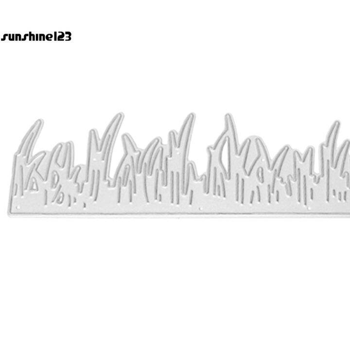 lt-sunshine123-gt-lightweight-die-cut-mini-grass-lawn-border-diy-cutting-die-long-lasting-for-scrapbook