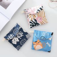 Portable Sanitary Napkin Storage Bag Women Cosmetic Organizer Girls Ladies Cute Coin Card Sanitary Pad Pouch Small Cosmetic Bag