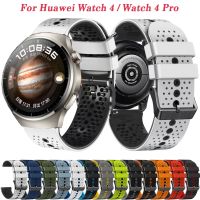 ◄₪ 22mm Silicone Watchband For Huawei Watch 4 Pro/GT 2 GT3 Pro 46mm Bracelet Correa Sport Strap GT Runner 46mm/GT2 Pro/2e Wristband