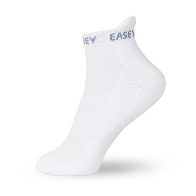 Easey ถุงเท้าเพื่อสุขภาพ ลดกลิ่นอับ ES Light - Low cut MT White