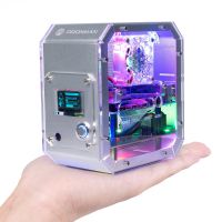 Pironman Mini PC Case for Raspberry Pi - Aluminum Alloy Tower Case M.2 SATA SSD Expansion Board for Raspberry Pi 4