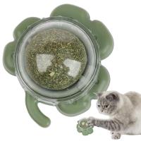 Catnip Ball Interactive Rotating Natural Teeth Cleaning Dentals Chew Toys Healthy Kitten Chew Toys Extra Cat Energy Ball Cat Toys