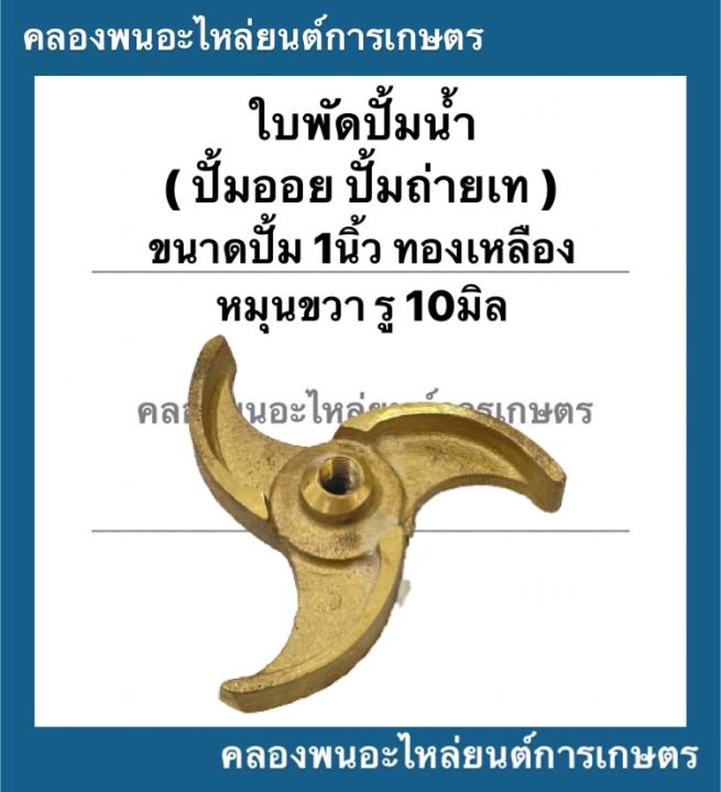 ใบพัดปั้มน้ำ-ขนาดปั้ม1นิ้ว-รู10มิล-หมุนขวา-ใบพัดปั้มน้ำ1นิ้ว-ใบพัดปั้มออย-ใบพัดปั้มถ่ายเท-ใบพัดปั้มเทอโบ-ใบพัดปั้มเรือประมง