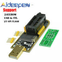 Aideepen เครื่องเขียน USB ชุด CH341A ชิป24 EEPROM BIOS Writer 25 SPI แฟลช