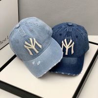 ☒✸ 2023 New Luxury Brand MY Embroidered Washed Denim Baseball Cap for Men High Quality Black Vintage Y2k Dad Hats Gorras Hombre