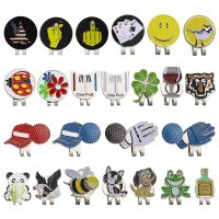 ：“{—— Golf Ball Mark With Golf Hat Clip Magnetic Alloy Birdie One Putt Eagle Tiger Cap  Design Golf Marker Men Women Drop Ship