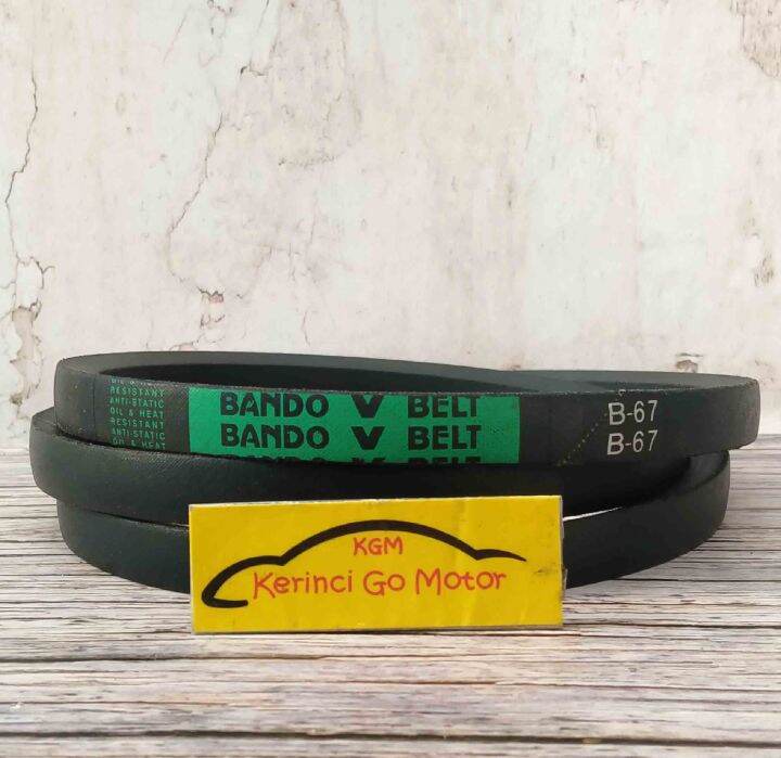 BANDO VAN BELT B-67 V BELT TALI KIPAS B67 FAN BELT VANBELT POLOS B-67 ...