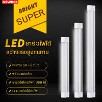 หลอดไฟ USB LED หลอดไฟพกพา ไร้สาย USB Mobile USB Tube สำหรับเดินป่า แคมป์ปิ้ง  ชาร์จไฟได้ ใช้เป็นพาวเวอร์แบงค์ได้ ขนาด 6W 9W 12W สีขาว