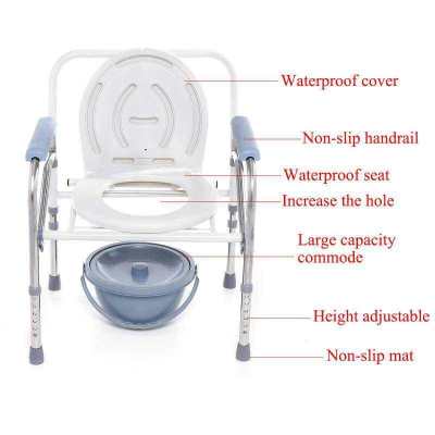 เก้าอี้นั่งถ่าย แสตนเลส สุขภัณฑ์เคลื่อนที่ สุขาคนป่วย ส้วมผู้ป่วย ส้วมคนแก่ ส้วมเคลือนที่ แข็งแรงที่สุด รุ่น AA228 RDGN