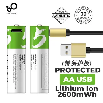 PALO 1.5V AAA 1110mWh USB Rechargeable Li-ion AAA Battery 1.5V lithium AAA  batteries for Remote Control Mouse Toy+Cable