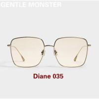 ▲ Diane 035-2021 แว่นตากันแดด กรอบโลหะ ทรงสี่เหลี่ยม สีเงิน สไตล์คลาสสิก