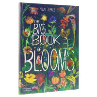 Natural science popularization art flower picture book the big book of flowers large hardcover original exquisite illustrations hundred flowers large picture book English original childrens flower science books English Enlightenment nature