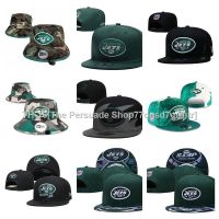 ✼✸☇ NFL New York Jets Adjustable Flat Cap Outdoor Sports Hats Bucket Hats