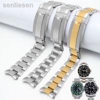 ดั้งเดิม2023❦นาฬิกาข้อมือสำหรับ Rolex DAYTONA GMT SUBMARINER Watch Accessories สายนาฬิกาโลหะเหล็กดึงสแตนเลสตะขอโซ่สายนาฬิกาข้อมือ