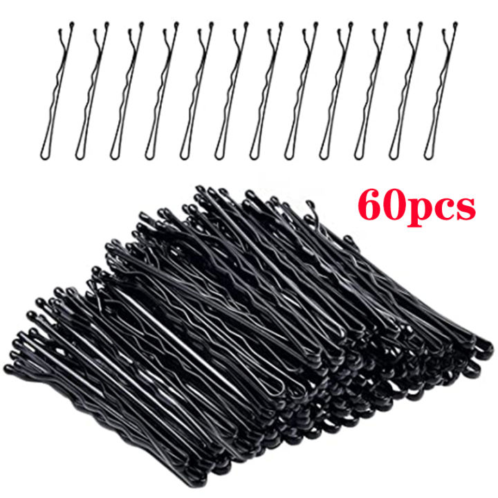 PrettySet】60Pcs Black Small Clip Hair Clip Hairpin Korean Simple Black Wire  Hair Pins Invisible Hairpin Disposable Hair Clips for Bride | Lazada