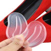 Shoe Pad Forefoot Silicone Foot Arch Support Cushions Insoles for Flatfoot Pain Relief For Women High Heels Protector Sticker Shoes Accessories