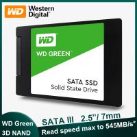 Western Digital(เวสเทิร์นดิจิตอล) 120GB,240GB,480GB,1TB SSD (เอสเอสดี) WD GREEN SATA III 6Gb/s , ความจุขนาดใหญ่, Solid State Drive, อินเทอร์เฟซสำหรับจัดเก็บข้อมูลคอมพิ