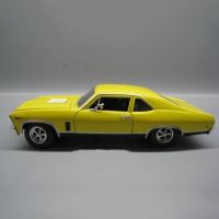 Chevrolets 1/32 1969 Nova Ss โมเดลกล้ามเนื้อรถโลหะผสมรถจำลองคลาสสิกสำหรับตกแต่งคอลเลกชัน