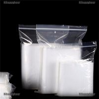 Hihappyhour 100Pcs 0.12mm Thick Selfseal Bags Resealable Plastic Zip Lock Packaging Bags