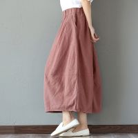 【CW】 Elastic waist Cotton Skirt Mori girl style female QH1240