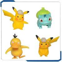 การ์ตูนญี่ปุ่นโปเกมอนฟิกเกอร์อนิเมะ Pikachu Mewtwo Bulbasaur Psyduck รูปแบบที่แตกต่างกันของตัวละครภาพยนตร์การ์ตูนน่ารักเก็บ