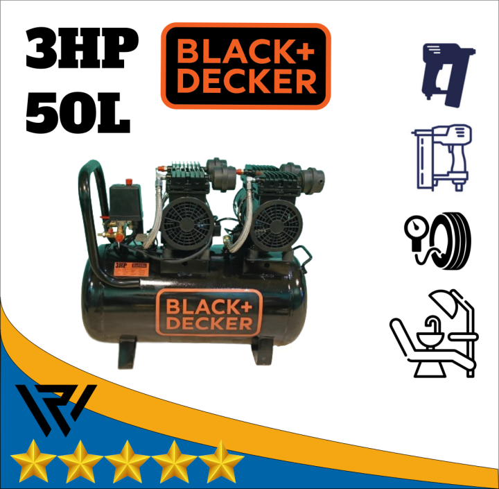 silent type oil less air compressor 3hp 50 liters Lazada PH