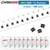 ◕☑❦ 100Pcs/Lot 0805 1 High Precision SMD Resistor 0ohm 330 470 1K 39K 43K 47K 56K 62K 68K 75K 82K Ohm 1/8W Surface Mount Resistance