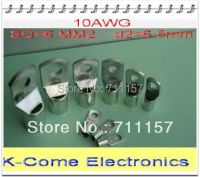 SC6-6 Copper Cable Lugs For 10AWG With Mounting Hole 6.5 mmTerminals Connectors Connecting Tinned Lug