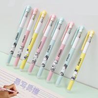 Set Pulpen เจลหมึกซิลิโคนปากกาเจลลบได้สีดำสีน้ำเงิน60ชิ้นเติมปากกาลูกลื่น0.5มม. สำนักงานโรงเรียนปากกาเครื่องเขียนการเขียนธุรกิจ