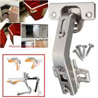 135 Degree Corner Folded Cabinet Door Hinges Kitchen Double 2 Cupboard Home Hinge Hardware Holes Hinge Combination Bathroom C5u5 Door Hardware Locks