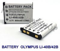 (แพ็คคู่ 2 ชิ้น) Li40B  Li42B  Li-40B  Li-42B แบตเตอรี่สำหรับกล้องโอลิมปัส Camera Battery For Olympus TG-310,TG-320,Stylus 7030,7040,D630,D720,D725,VR-320,VR-330,FE-5020,5500,X600,X785,X790,X795 X800,X855,X875 BY JAVA STORE